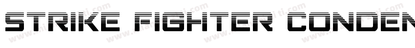 Strike Fighter Condensed字体转换
